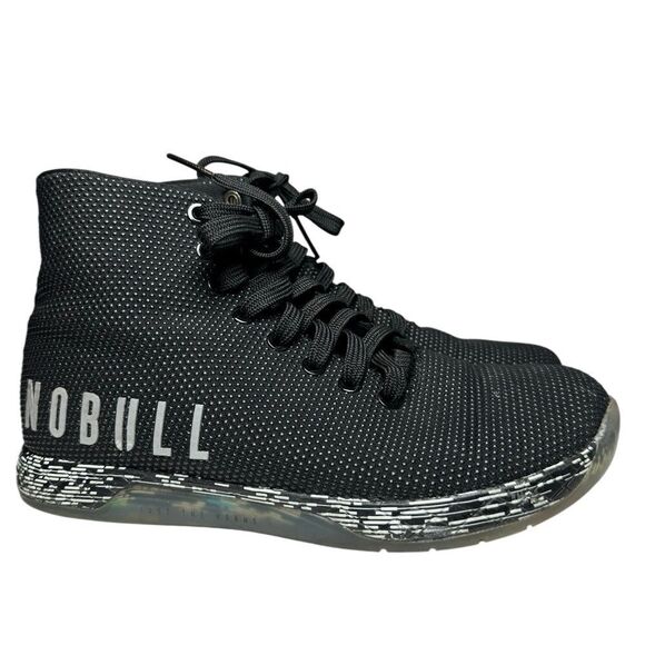 Nobull Unisex Training Sneaker High Top Lace Up Static Black Men’s 5.5 Wo’s  7 - Picture 1 of 10